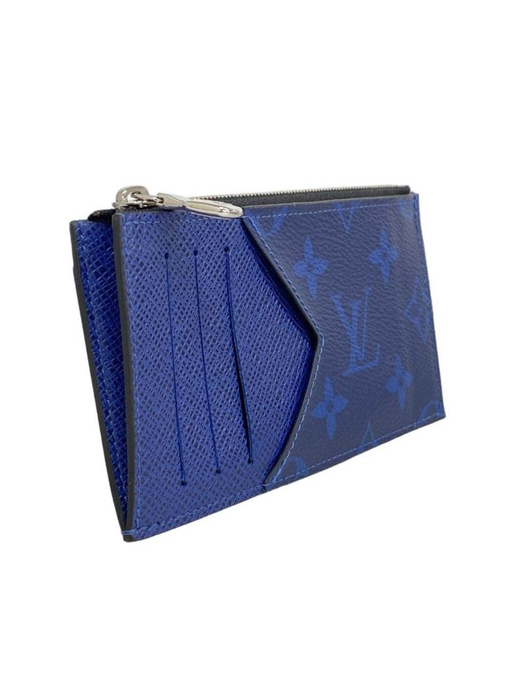 Louis Vuitton Coin Case Taigarama Card Holder Cobalt - Picture 2 of 6